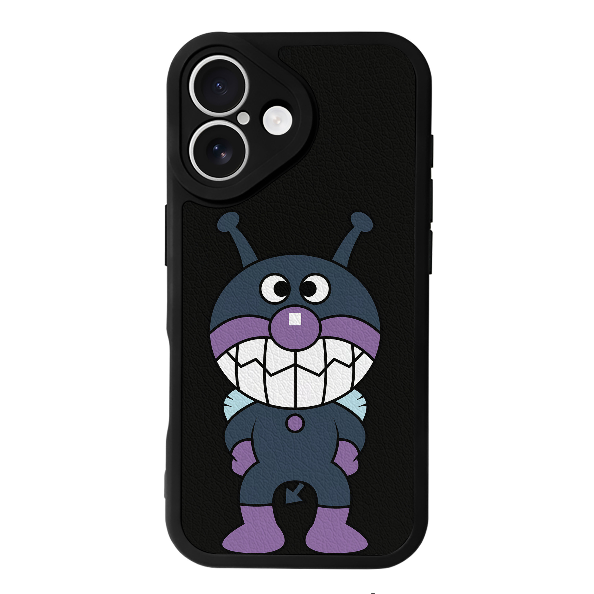 （画像用） アンパンマン Anpanman 【iPhone 16シリーズ対応】シリコンスマホケース（レザー調） 材質：シリコン
